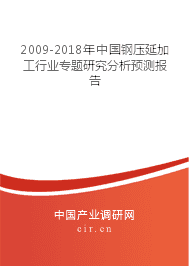 2009-2018年钢压延加工行业专题研究分析预测报告